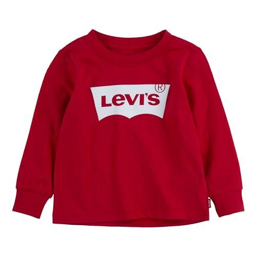 Levi's Lvb L/S Batwing Tee 6e8646, Maglietta a manica lunga Bambini e ragazzi, Superred, 3 anni