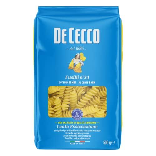 De Cecco Pasta di Semola di Grano Duro Fusilli N.34, 500g