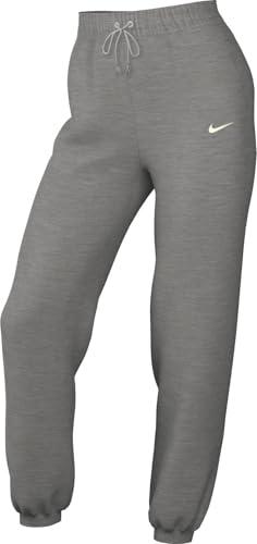 Nike Pantaloni W NSW Phnx FLC HR OS Pant 2, Dk Grey Heather/Sail, FZ5996-063, M