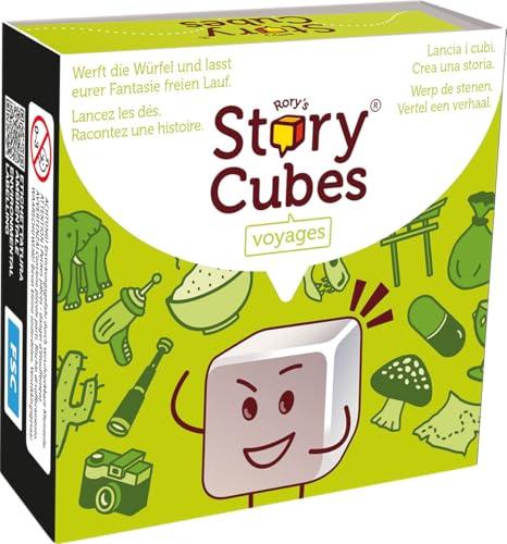 Asmodee, Rory's Story Cubes: Voyages, Zygomatic, gioco di famiglia, 1+ giocatore, dai 6+ anni, 20 minuti, gioco in tedesco, francese, italiano e olandese