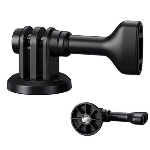 JJC Adattatore per treppiede per DJI Osmo Action 6 5 Pro 4 3, Adattatore per action cam per Hero 13 12 11 10 & Insta 360 Ace Pro/Pro 2, Supporto Brave 8 7 EK7000 con filettatura da 1/4
