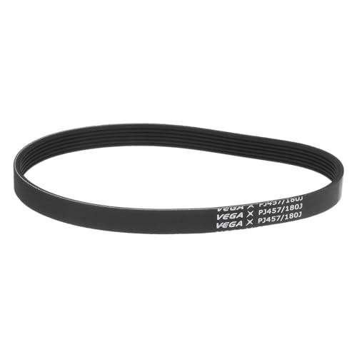 QUARKZMAN 180J6 Cinghia Poly-V in Gomma Nitrilica, 6 Coste Cintura a Coste PJ, 457mm Lunghezza x 14mm Larghezza x 3,5mm Spessore, Cinghia di Trasmissione Industriale