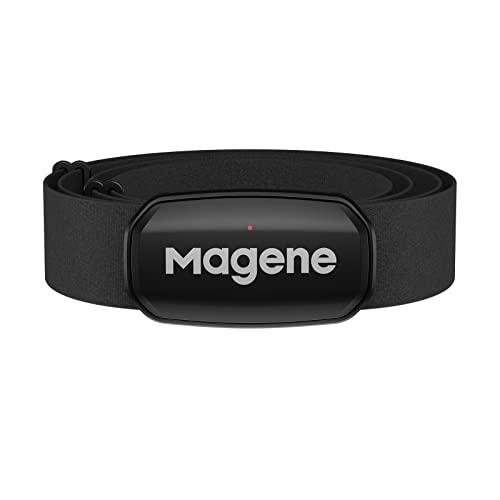Magene H303 Heart Rate Monitor, Heart Rate Sensor Chest Strap, Protocol Ant+/Bluetooth, Compatibile con iOS/Android Apps