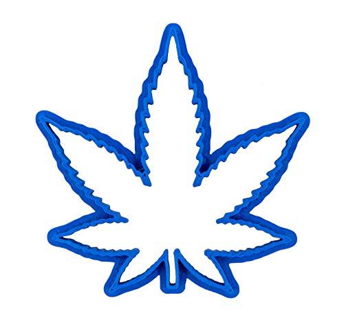 PlasticJewels - Stampo formina tagliabiscotti a forma di foglia di marijuana cannabis