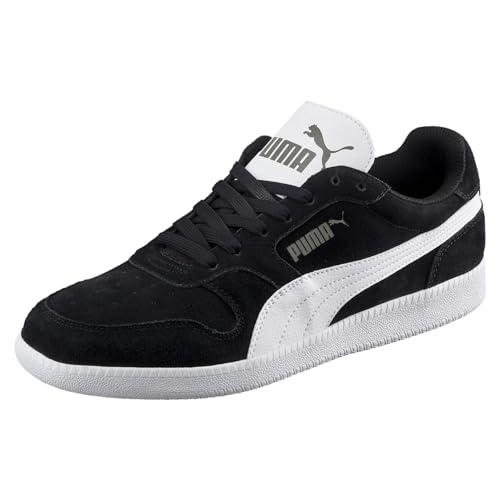 PUMA ICRA Trainer SD, Low Top Sneaker Unisex-Adulto, Black-White, 46 EU