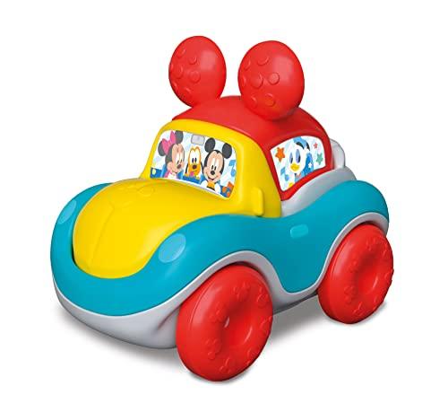 Clementoni Disney Baby Puzzle Car, Macchinina Bambino 12+ Mesi, con 4 Pezzi da Assemblare, Gioco Prima Infanzia per Stimolare Logica e Manualità, Linea Play for Future, Made in Italy, 17722