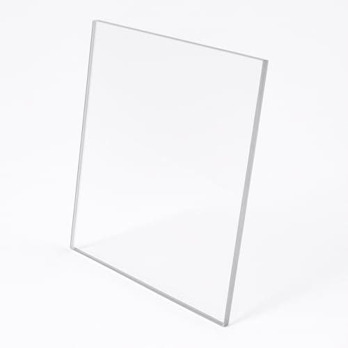 GOYAPRINT Lastra Acrilico Trasparente 5 mm – Foglio PMMA Rigido Incolore in Plastica Dura per Interni ed Esterni, Ideale per Fai da Te, Decorazioni e Hobby Creativi (1, 21 x 29,7 cm)