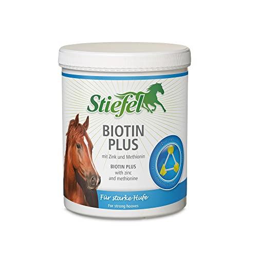 Stiefel Biotin Plus per Cavalli, Formula 3 Strati di biotina, metionina e Zinco, per Zoccoli Forti, Pelle, Corno, miglioramento della qualità degli Zoccoli, Supporta la Crescita del Corno, Pellet, 1