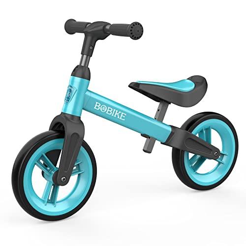 VITONIS Bicicletta Bambini Senza Pedali per 1,5-4 Anni Fino a 25 Kg, volante e sellino Regolabili in Altezza, Bloccasterzo, Giocattoli Regali per Bambini, Blu