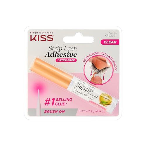Kiss Products Ever Ez Strip Eyelash Adhesive, Clear, 0.1 Pounds by Kiss Products