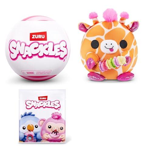 Snackles, peluche Serie 1 non da 13 cm di ZURU, peluche con accessorio snack (assortimento casuale)