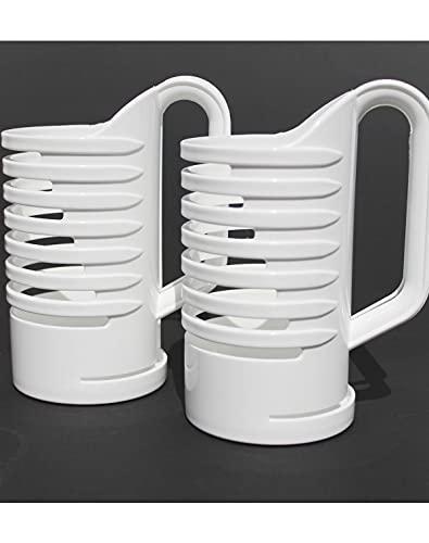 JOSKO Produkte 790 portabottiglie e portabottiglie per la maggior parte dei tipi di bottiglie, set da 2 cucchiaini. Facile da versare. Supporto con manici grandi, plastica