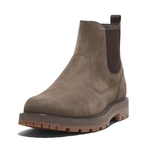 Timberland Scarpe Uomo, Modello Stivaletti Chelsea TB0A6A4W, Realizzate in Pelle. Marrone