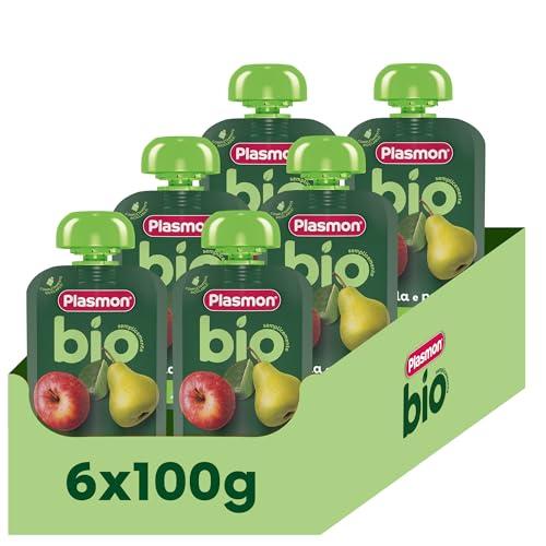 Plasmon BIO Pouch Mela Pera 100g (6 Pezzi)