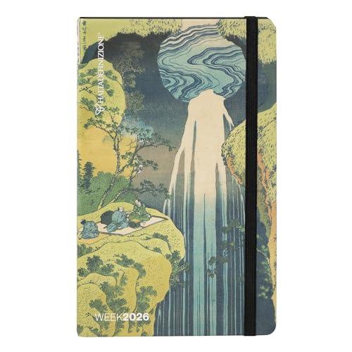 HALTADEFINIZIONE - Agenda Large Settimanale 12 Mesi, Agenda 2026 con Copertina Stampata con un'Opera d'Arte di Van Gogh, Chiusura ad Elastico, Doppio Segnalibro e 192 Pagine, 13 x 21 cm, Falls