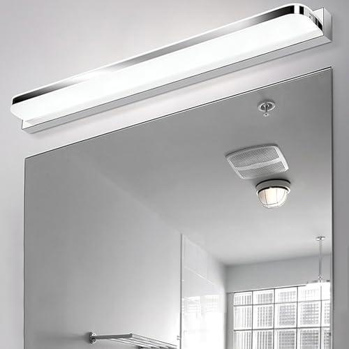 Talwei Lampada da Specchio in Acciaio Inox per Bagno 42cm 9W - LED 4000K 6000K da Parete (Bianco Naturale)