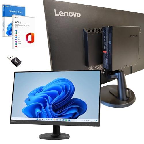 Lenovo Computer 27 Pollici Core i7 Fino a 3,80 GHz 32GB Ram 1000GB SSD Win 11 Pro Office 2021 Pro DvD RW Garanzia 36 mesi