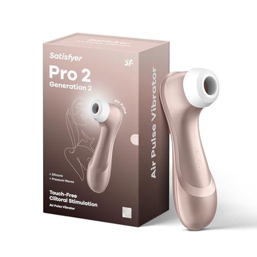 Satisfyer Pro 2 Vibratore per Donna Professionale | Stimolazione Clitoridea silenziosa e potente con Tecnologia Liquid-Air | Vibratore con Vibrazione e Push | Sex Toys