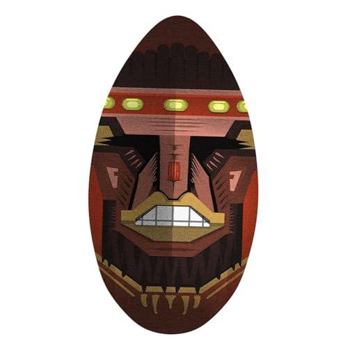 APLVFFZH Skimboard da 35 Pollici in Legno per Surf su Sabbia, tavola per Adolescenti, Legenda Selvaggia