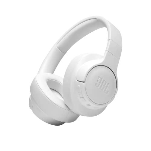 JBL TUNE 710 BT, Cuffie Over-Ear Wireless Bluetooth, JBL Pure Bass, Cuffia Pieghevole Senza Fili con Padiglione Imbottito, Fino a 50h di Autonomia, Bianco