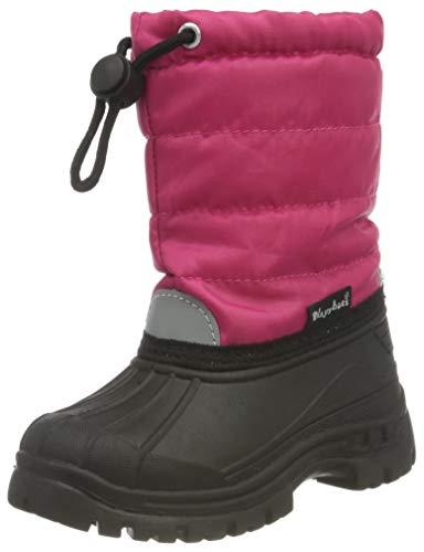 Playshoes Winter-bootie, Stivali da Neve Unisex - Bambini e ragazzi, Pink, 32/33 EU