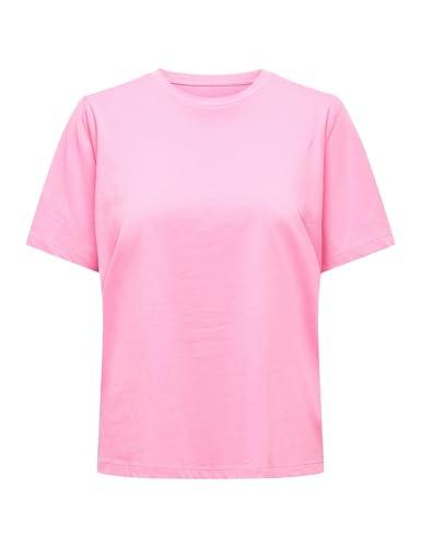 ONLY Onlonly S/S Tee Jrs Noos Maglietta a Maniche Corte con vestibilità Normale per l'uso Quotidiano, Sacchetto Rosa, S Donna