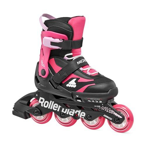 Rollerblade MICROBLADE, Pattini in linea Bambina, nero/rosa, EU: 28-32 (UK 10J-13J / US: 11J-1)