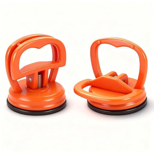 Lahnaokfis 2 Pezzi Ventose per Vetro, Mini Ventosa Carrozzeria, Ventosa per Piastrelle, Ventose Riparazioni Pesanti per Riparazione Ammaccature Auto, Piastrelle, Schermi di Computer, Rimuovere Vetro