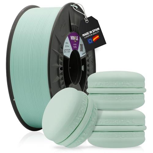 WINKLE Filamento PLA HD Pastello 1.75mm Blu Nuvola, Bobina da 300g, Filamento per Stampante 3D FDM, Precisione Dimensionale +/- 0.05mm, Materiale Biodegradabile Facile da Stampare