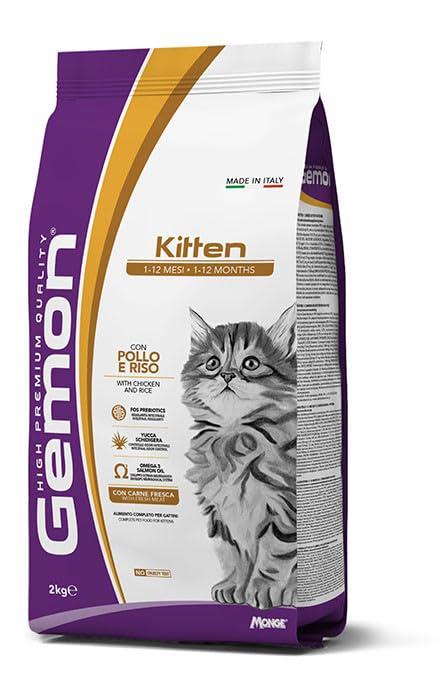 GEMON GATTO KITTEN COMPLETE POLLO E RISO 2 KG