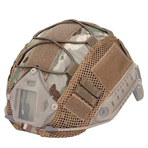 ATAIRSOFT Telo tattico Airsoft Paintball Militare Caccia Casco Copertura Panno di Nylon per caschi veloci BJ/PJ/MH (MC)