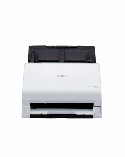 Canon Scanner di Documenti imageFORMULA R30 | Scanner Fronte-Retro con USB per Casa e Ufficio | Alimentatore Automatico 60 Fogli | Configurazione senza Driver con CaptureOnTouch Lite | Supporta OCR