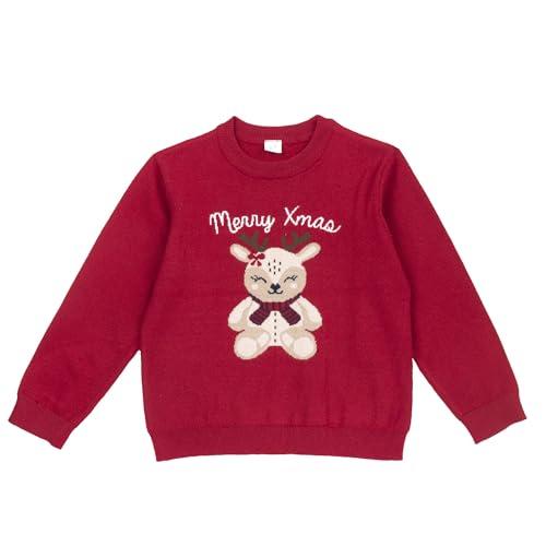 Chicco, Maglione Natale Bambino e Bambina, in Morbido Tricot di Cotone, Idee Regalo Natale, Abbigliamento Bambino e Bambina, Designed in Italy