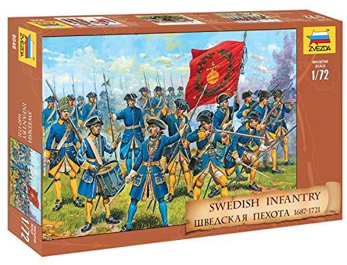 Zvezda 500788048-1:72 Swedish Infantry 17-18th Century