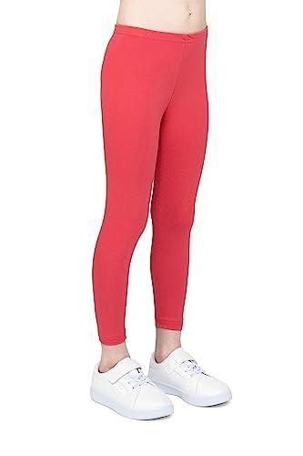 infatti Leggings in Cotone per Bambina, Pantaloni Morbidi e Comodi per Bambini, Allenamento Casual, Stile Elegante, Abbigliamento Basic Zoe
