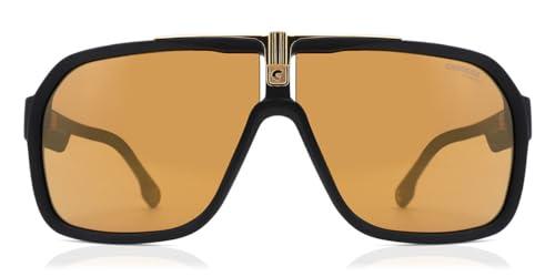 Carrera 1014/s Occhiali da Sole, Nero Opaco Oro, 64 Uomo