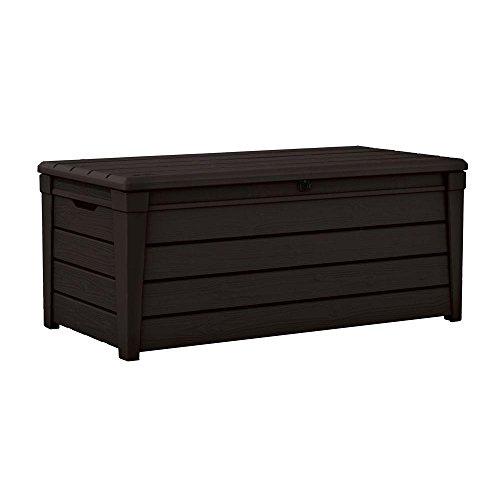 Keter Baule Brightwood Marrone 454 Lt In Resina Cm 145X69.7X60.3 H