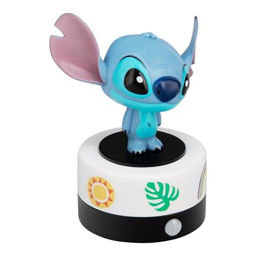 Paladone Disney Stitch - Luce notturna con sensore di movimento, lampada a LED con licenza ufficiale e allarme di sicurezza, per camera dei bambini, adolescenti, casa, idea regalo