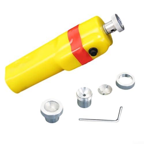 Besshepplo Strumento elettrico per stecca da biliardo, strumento di riparazione in plastica con dischi di macinazione sostituibili, adatto per punte da 9-14 mm (trapano elettrico)