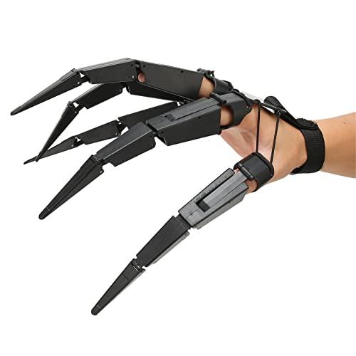 Zerone Dita Articolate, Dita Articolate di Halloween Indossabili Estensione del Dito Orribile Forniture per Feste Puntelli Cosplay (mano destra)