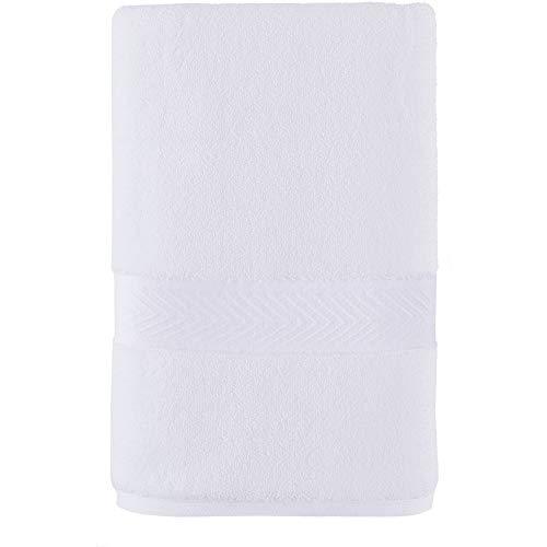 Tommy Hilfiger, Asciugamano da bagno Modern American per le mani, 40 x 66 cm, 100% cotone, 574 g/m² (bianco brillante)