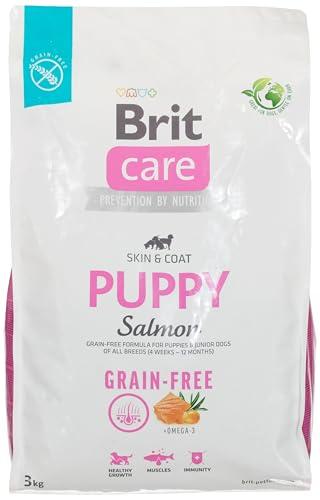 Dry food for puppies and young dogs of all breeds (4 weeks - 12 months).Brit Care Dog Grain-Free Puppy Salmon 3kg