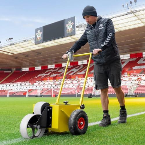 FORZA Macchina per La Marcatura per Campi Sportivi | Marcatura di Campi Sportivi E Campi da Gioco | Spessori Multipli delle Ruote E Verniciatura Opzionale (Solo Macchina, 12cm)