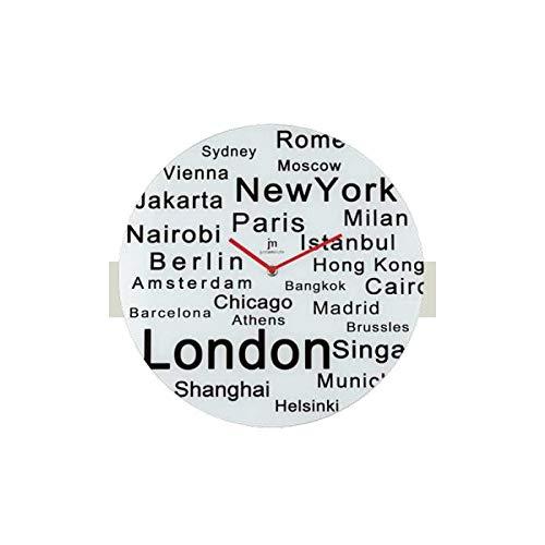 Lowell Justaminute 14868 Quartz wall clock Cerchio Nero, Bianco orologio da parete