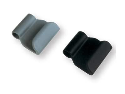 Nautica DDR srl Gancio per Gommoni Chiuso - Fissaggio Copribattelli - per Corda Elastica Ø 6-8-10 mm - Accessori per Gommone Barca Kayak Canoa(Bianco)