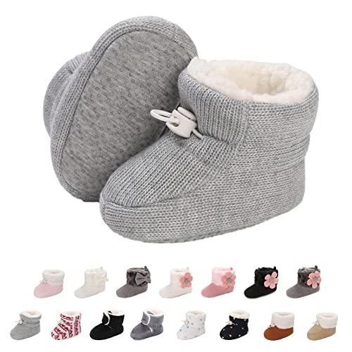 outfit spring Stivaletti Invernali per Neonato, Inverno Caldo Stivali da Neve Fondo Morbido Antiscivolo Cotone Piatto Pelliccia Calzino Bootie Regolabile Scarpe Primi Passi Bambina 0-18 Mesi