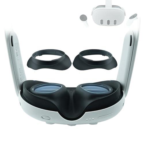 Glasses Spacer Protector Compatible with Meta Quest 3 Accessories Glasses Lens Insert Anti-Scratch Ring Glasses Bumper Protect Myopia Glasses from Scratching