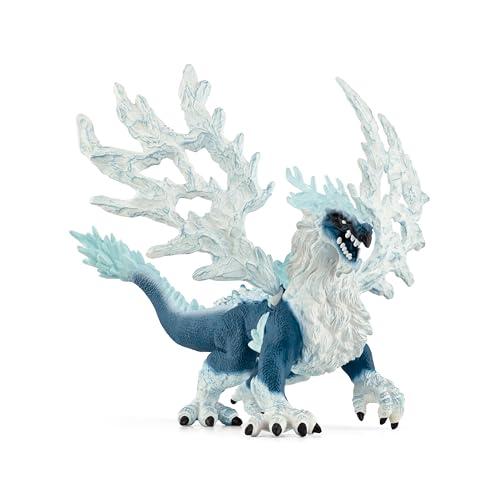 schleich 70790 Drago di ghiaccio, da 7 anni, ELDRADOR CREATURES - Figura, 19 x 22 x 13 cm