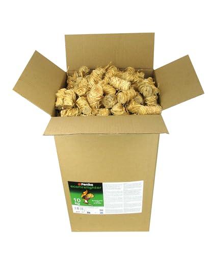 Feniks ecofirelighter Accendifuoco ecologico 10kg = 1100-1200 pezzi - barbecue e camino. NUOVO