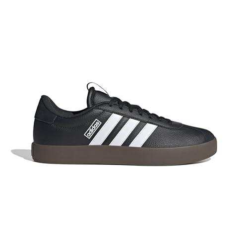 adidas VL Court 3.0 Shoes, Scarpe Uomo, Core Black/Cloud White, 42 2/3 EU